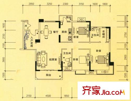 石竹山水園四期   戶型圖