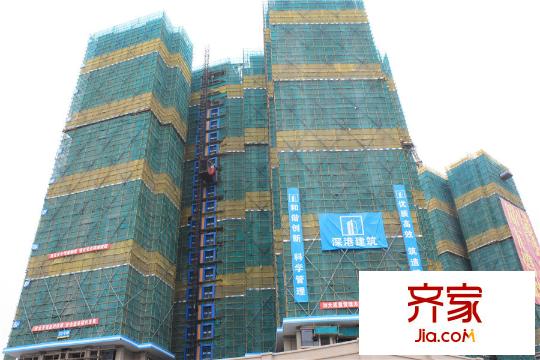 錦龍灣畔施工進度（2015-10-27）