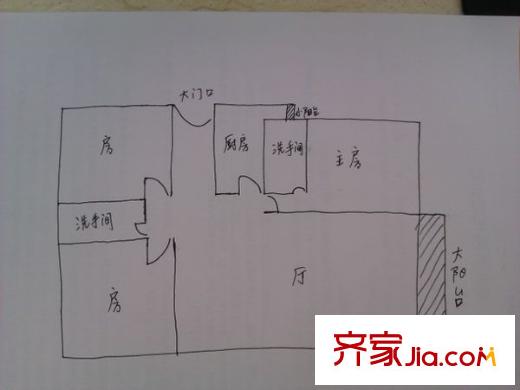興貿(mào)廣場  3室 戶型圖