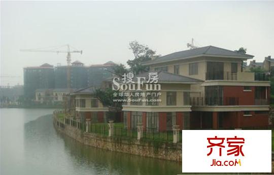 石竹山水園四期實(shí)景圖園林實(shí)景（2008-10-21）