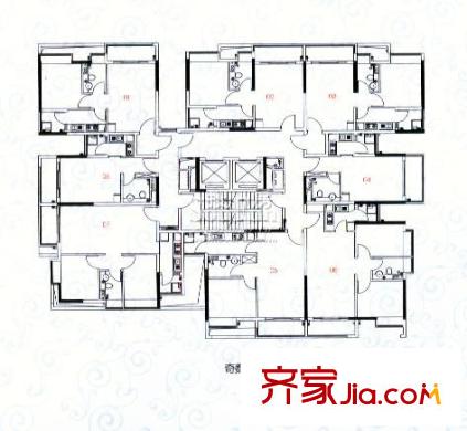 萬科運(yùn)河?xùn)|1號(hào)三期戶型圖