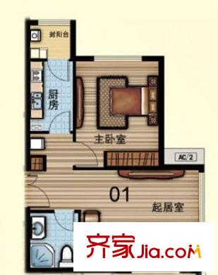 桃園又一居 戶型2室