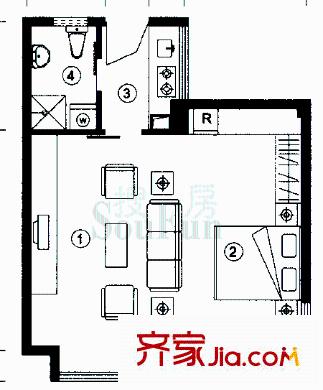 萬(wàn)科城市高爾夫花園二期戶型圖