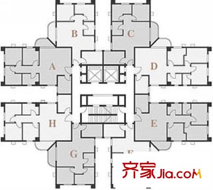 豪翠花園戶型圖