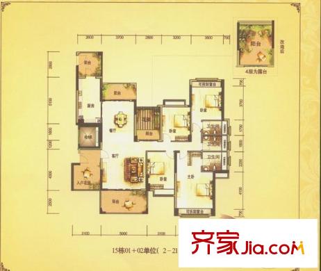 帝景灣    戶型圖