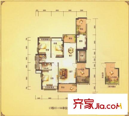 帝景灣    戶型圖