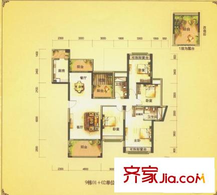 帝景灣    戶型圖