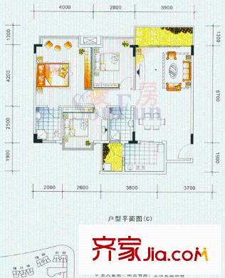 蔚藍(lán)星湖二期  戶型圖