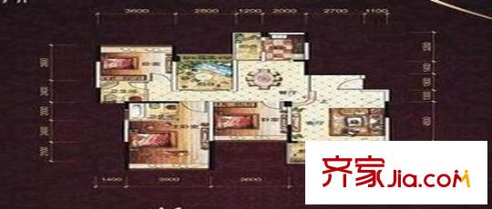 松山湖和堂 3室 戶型圖