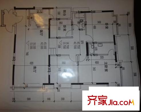 都會廣場 4室 戶型圖