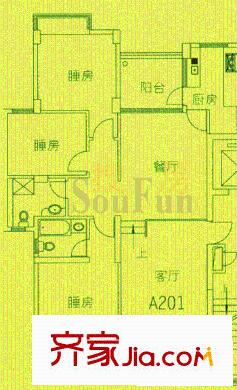 景湖春天二期   戶型圖