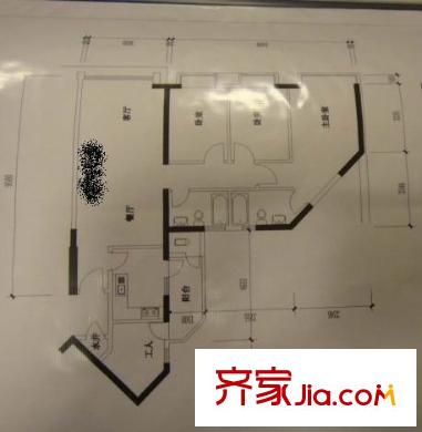 都會廣場 4室 戶型圖