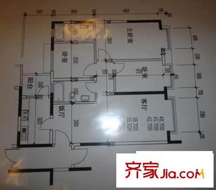 都會廣場 3室 戶型圖