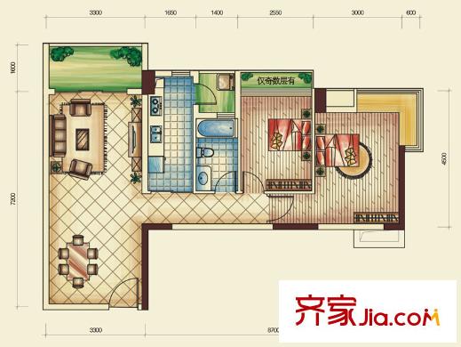 南國雅苑  戶型圖