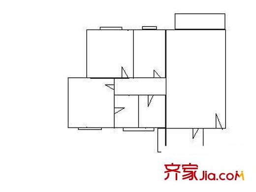 錦江城 3室 戶型圖