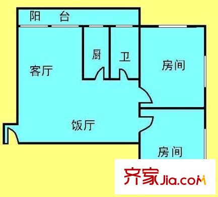 宏遠(yuǎn)花園 2室 戶(hù)型圖