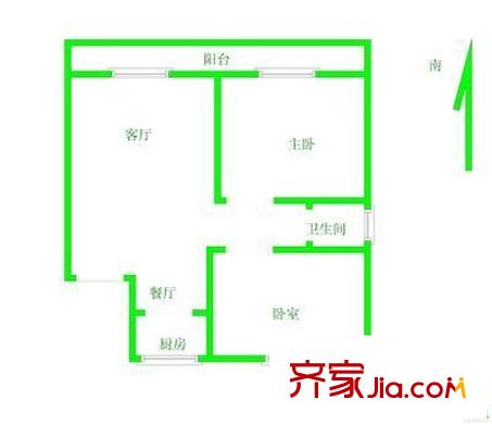 廣裕中心 1室 戶型圖