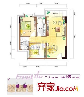 米蘭雅居   戶型圖