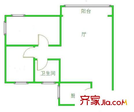 南峰玫瑰園 2室 戶型圖