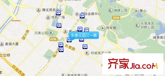 東泰花園又一居交通圖 
