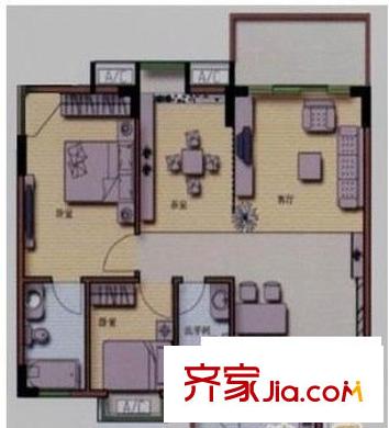 新城市花園戶型圖