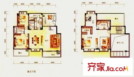 南峰玫瑰園 2室 戶型圖