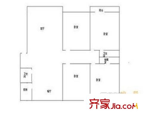 東盛大廈 4室 戶(hù)型圖