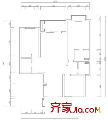 金豐花園 3室 戶型圖