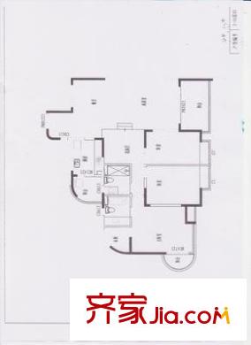 松山湖月荷居 4室 戶型圖