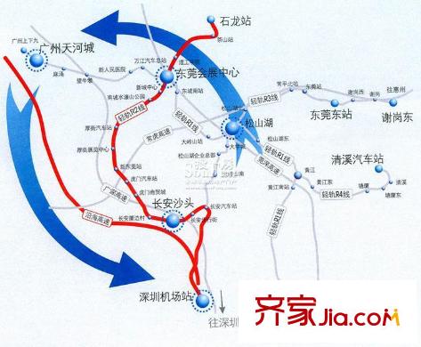 金沙花園交通圖