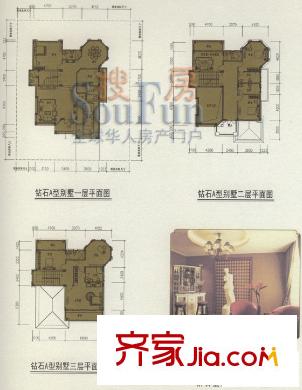 三正世紀豪門  8室 戶型圖