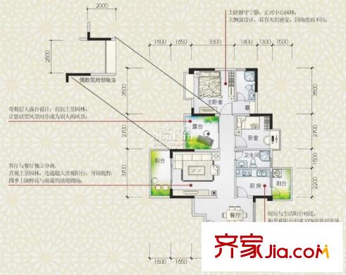 金沙花園   戶型圖
