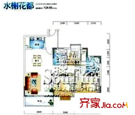利澳花園戶型圖水榭花都 