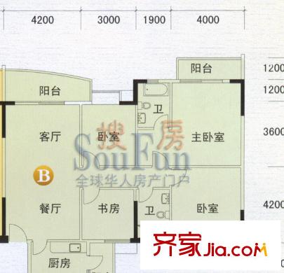 黃金花園   戶型圖