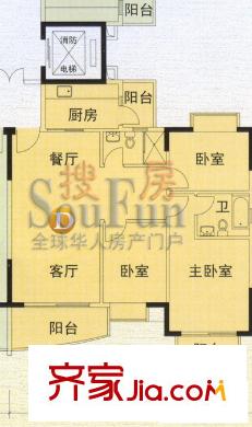 黃金花園   戶型圖