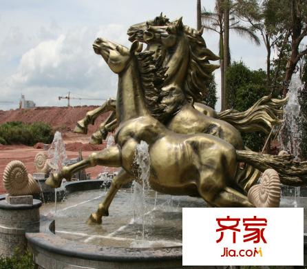 中央公園社區(qū)實(shí)景（2011.08.19）