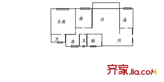 龍澤居 4室 戶型圖