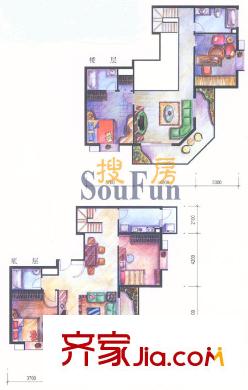柏景豪庭 4室戶型圖