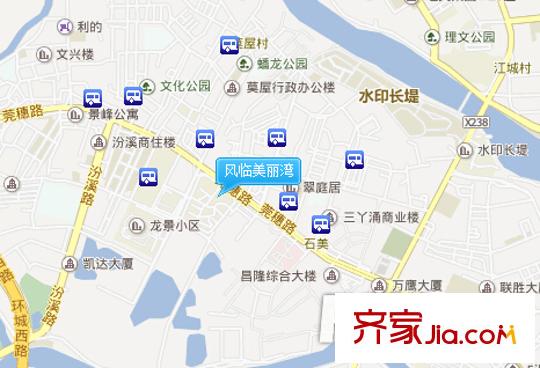 風(fēng)臨美麗灣交通圖 