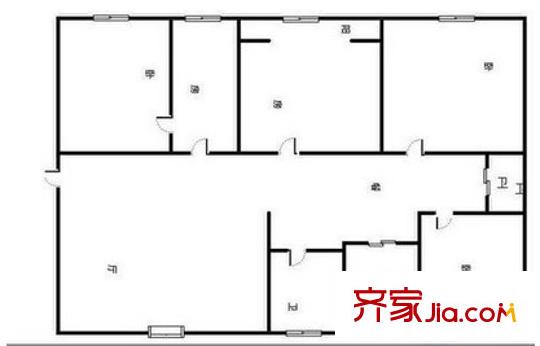 東泰花園明華苑 4室  戶型圖
