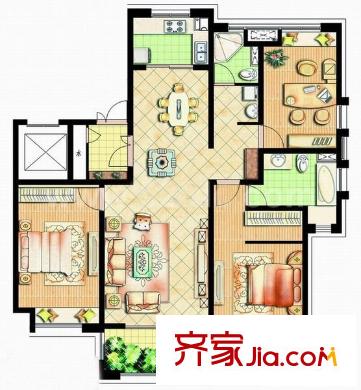 盛世豪庭 2室 戶型圖
