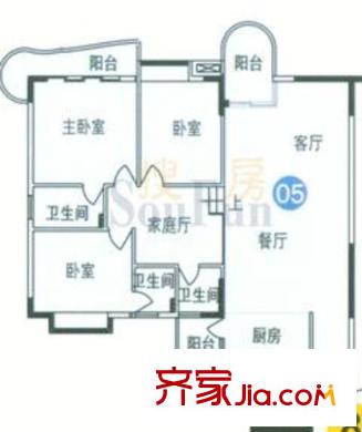 新世紀豪園  戶型圖