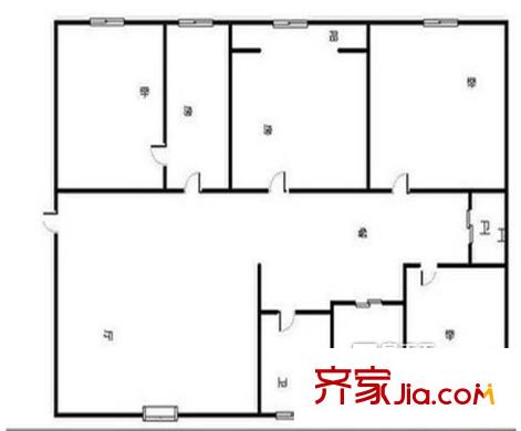 香榭麗公寓 4室 戶型圖