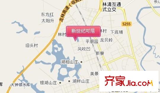新世紀(jì)可居交通圖交通