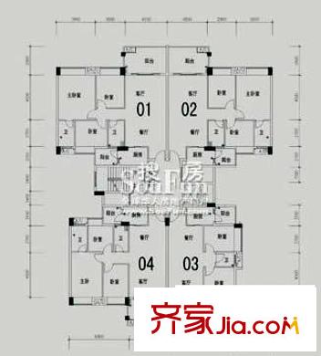 景湖灣畔二期 戶型圖