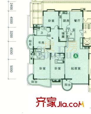 新世紀豪園  戶型圖