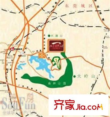 湖景壹號(hào)莊園交通圖 4室 戶型圖