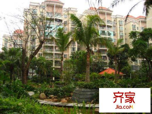 景湖春天外景圖 