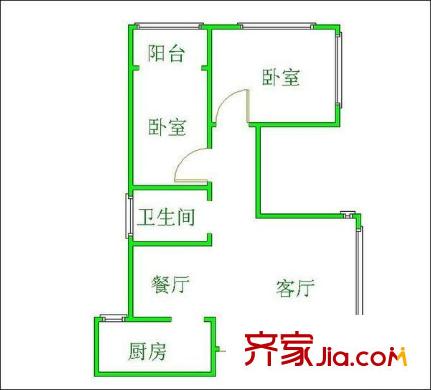 三正臥龍山花園 2室2廳1衛(wèi)