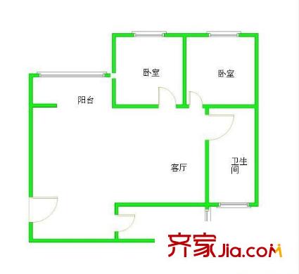 三正臥龍山花園 2室1廳1衛(wèi)